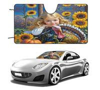 Autumn Thanksgiving Car Windshield Sun Shade Thickened Automotive Glass Sunshade Foldable Sun Shade Keeps Your Vehicle Cool Universal Windshield Cover for Car Trucks SUV