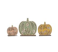 Autumn Thanksgiving Tiered Tray Decors Pumpkin Tabletop Centerpieces Harvest Wishes Block Sign Fall Wood Sign With Light Thanksgiving Tiered Tray Decors