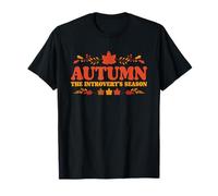 Autumn The Introvert Season Fall Antisocial Socially Awkward T-Shirt