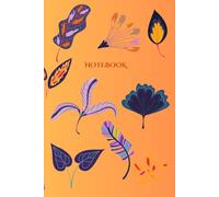 Autumn Theme Classic Notebook, 120 Blank Pages Paperback, 6 x 9-Inch, Colour Cover
