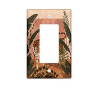 Autumn Tiger Pattern Thermal Switch Wall Plates Wall Decor Standard Size