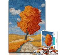 Autumn Tree 1000 Piece Jigsaw Puzzle for Adults And Teenagers,Toys Educational Games Stress Relieving Wall Decoration 38x26cm