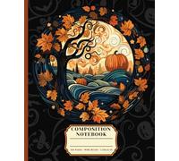Autumn Tree and Pumpkin Notebook Wide Ruled: Vintage Fall Writing Journal for Nature Loving Girls, Teens, Teachers and Creative Use