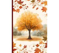 Autumn Tree Journal: A Beautiful Fall-Themed Lined Notebook