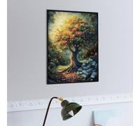 Autumn Tree of Life 300 Piece Jigsaw Puzzle for Adults Natural Scenery Animals Long Weekend Project Satisfying Challenge No Duplicate Pieces for Hobbyists 300 PCS