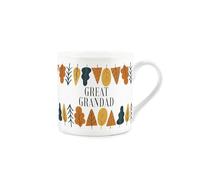 Autumn Trees Great Grandad Mug - Fathers Day Gift for Grandfathers Bone China Mug - Tea/Coffee Hot Drinks Cup Present