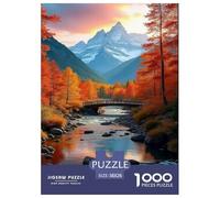 Autumn Valley Jigsaw Puzzles Puzzles for Adults Kids. 1000 Piece Interesting Great Gifts Challenge Toy Educational Games Home Decoration for Adults& Kids Age 14 Years Up 38x26cm/1000pcs