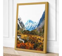 Autumn Valley Rise Canvas Wall Art Print 30x20 Inch