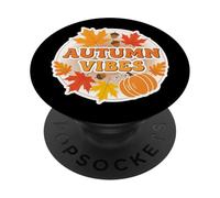 Autumn Vibes Fall Lover Leaves Quote Saying Phrase Slogan PopSockets Adhesive PopGrip