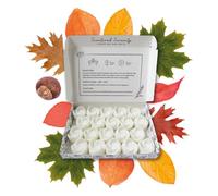 Autumn Wax Melts| Strong Scented| 20 Pack| Luxury Gift Set Wax Melts| 4 Scent Mix, Pumpkin Spice, Warming Cashmere, Amber and Sweet Orange, Fireside Treats