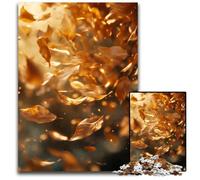 Autumn Whirl 鈥In The Glow of Falling Leaves Falling Autumn Leaves Jigsaw Puzzle 1000 Pieces Jigsaw Puzzles Brain Challenge for Teenagers & Home Decor 1000 PCS(38x26cm)