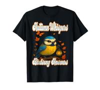 Autumn Whispers Birdsong Answers Fall Vibes Lovely Nature T-Shirt