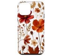 Autumn Wildflower Botanical Burnt Orange Fall Style Look Case for iPhone 12 mini