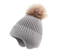 Autumn Winter Hat Knitted Hat Winter Beanies For Women Autumn Beanie Earflap Bobble Hats Ear Flaps Cap Warm Christmas