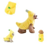 Autumn Winter Pet Banana Transformation Costume Warm Puppy And Pet Bear Pullover Costumes Photoshoots Hoodies