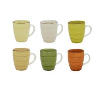 Autumn & Winter Tableware Combination Service Tableware Set Dinner Service Coffee Service Porcelain Tableware UNI (Set of 6 Coffee Cups)