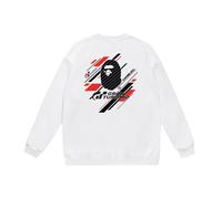 Autumn Winter Teen Loose Fit Hoodie - Trendy Simple Monkey Avatar Cartoon Print, Fleece Lined, Unisex Style for Boys & Girls-COLOR-2||x_l