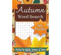 Autumn Word Search: Easy Autumn Word Search Puzzles | Fall Puzzle Book for Holidays & Travel | 50+ Puzzles