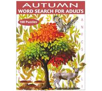 AUTUMN WORD SEARCH: Ignite Your Senses with this Creative Autumn themed Word Search Book for Seniors and Adults | 100 Large Print Puzzles | Thoughtfully crafted to offer you endless hours of fun!