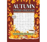 Autumn Word Search: Large Print: Puzzle Book for Adults Relaxation