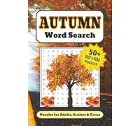 Autumn Word Search Puzzle Book: Word Searches with Easy to Read Print about Autumn, Fall, Harvest Season and more | 6x9 inches, 110 pages | 50+ Puzzles… Gift for Vacations, Holidays, and Free Times