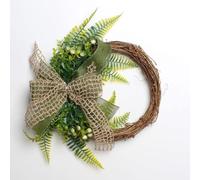 Autumn Wreath Autumn Wreaths For Front Door,Autumn Door Wreath Fall Decor Dry Flowers For Decoration Dried Flower Plastic Leaves With Maple And Berry For Home Wall And Window Decora