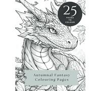Autumnal Fantasy Adult Colouring Book Relaxing