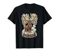 Autumnal Forest Spirit Autumn Whimsy and Wonder Whimsical Value Graphic T-Shirt, Men, Black, S