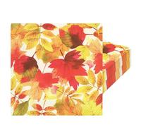 Autumnal Paper Napkins - 20Pcs Fall Thanksgiving Decor Pumpkin Maple Leaf Napkins for Autumn Party Supplies Thanksgiving Harvest Decorations