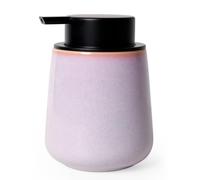 Autumnlife Ceramic Soap Dispenser - 12 oz Refillable Hand Wash Dispensers Bathroom, Modern Pastel Liquid Dispenser with Pump, Dish Soap Dispenser for Kitchen, Bathroom - Pink