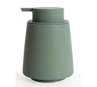 Autumnlife Ceramic Soap Dispenser, 14 oz Refillable Hand Lotion Dispenser for Bathroom Décor, Modern Liquid Dispenser with Pump, Dish Soap Dispenser for Kitchen Sink - Sage Green