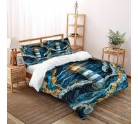 AutumnWinds Lighthouse Waves Bedding Set Theme Bedspread Animal Theme Wildlife Duvet Cover Set Chic Breathable Comforter Cover for Boys&Girls with Pillowcase Super King(260x220cm)
