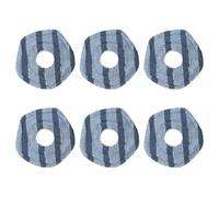 AUTUUCKEE 6 Pcs Mop Pads for Eu-fy X10 Pro Omni and X9 Pro Robot Vacuums, Washable Mopping Cloths Reusable Mop Pads Replacement Accessories for Eu-fy X10 Pro