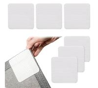 AUTUUCKEE 6 Pcs Rug Gripper, Washable Anti Slip Mat Reusable Carpet Grippers, Rug Grippers For Laminate Floor, Rug Stickers for Wooden Floors, Make Corner Flat and Easily Peel Off