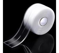 AUTUUCKEE Bathroom Sealant Tape, Clear PVC Bath Sealant Strip, 38mmx3.2m, Waterproof, Transparent, Self-Adhesive, Shower Seal Strip for Bathrooms, Toilets, Kitchens and Sink