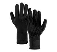 AUTUUCKEE Swimming Gloves, 5mm Wetsuit Glove Neoprene Thermal with Adjustable Wristband, Anti-Slip Gloves for Snorkelling,Swim,Scuba Diving, Water Sports for Men Women(Black)