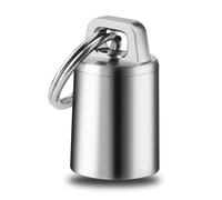 Autuveen Titanium Micro Pill Box,Waterproof Mini Pill Holder,EDC Keychain Pill Case for Purse/Pocket,Small Pill Container Organizer for Outdoor Travel