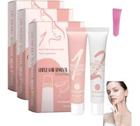 Auures Facial Hair Removal Cream,Auures Hair Removal Cream, Pcos Hair Removal Face Cream Women,Hair Remover Cream Kit Moisturizing Hair Removal Cream For Women & Men,Soothing Skin (3 Set)