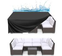 AUUZPI 100x50x84cm Garden Furniture Covers Waterproof,Outdoor Furniture Covers,Cover for Garden Furniture Waterproof,Rattan Furniture Covers Rectangle/Square Oxford Fabric Patio Furniture Cover