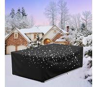 AUUZPI Patio Furniture Covers Waterproof 120x75x45cm/LxWxH Cover for Garden Furniture,Outdoor Garden Furniture Cover, Windproof Tearproof Dustproof Rattan Cube Cover,Waterproof Garden Table Cover