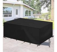 AUUZPI Rattan Cube Garden Furniture 330x200x114cm Patio Furniture Covers Waterproof Rectangle,Outdoor Furniture Covers Waterproof, Heavy Duty 420d Oxford Fabric for All Weathers Anti UV Oxford Fabric