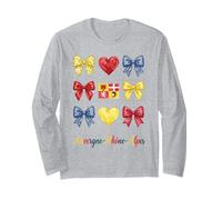 Auvergne Rhône Alpes Coquette Bow Girls Long Sleeve T-Shirt
