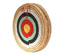 AUVIM Archery Targets for Backyard Hand-Made Straw Archery Target for Recurve Bow Compound Bow or Longbow 20 Inches Traditional Bow Arrow Target for Kids Youth Adult Archery Hunting Practice