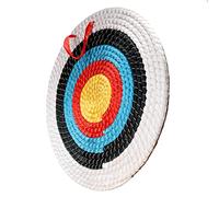 AUVIM Archery Targets for Backyard Hand-Made Straw Archery Target for Recurve Bow Compound Bow or Longbow 20 Inches Traditional Bow Arrow Target for Kids Youth Adult Archery Hunting Practice