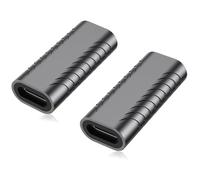 AuviPal 240W USB C Coupler (2 Pack), USB Type C Female to Female Adapter Extender Support up to 40Gbps Data Transfer, 240W Power Delivery and 8K@60Hz Video Pass Through