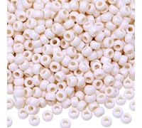 Auvoau 1000Pcs Pony Beads Bracelet 9mm Beige Plastic Barrel Pony Beads for Necklace,Hair Beads for Braids,Key Chain,Jewelry Making (Beige)