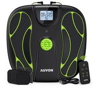 AUVON TENS Machine Foot Massager for Pain and Circulation with 15 Modes & 99 Intensities, TENS & EMS Circulation Booster for Durg-Free Body & Foot Pain Relief, Wireless Remote, 8 TENS Pads Replacement