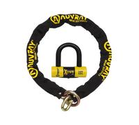 AUVRAY chain set with lasso link and XTREM MINI padlock - length 120 cm, 13.5 mm