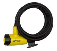 Auvray City 10 Mm Cable Lock 10 x 1500 mm Black / Yellow