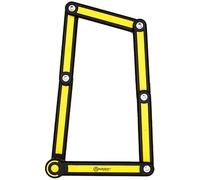 Auvray City Folding Lock 85 cm Black / Yellow